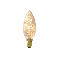 thumb-Kaars B35 Goud Flex Filament 220-240V 2.5W 136lm 2100K E14 Dimbaar met LED dimmer-2