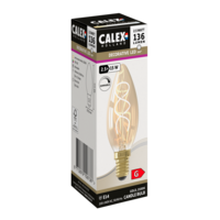 thumb-Kaars B35 Goud Flex Filament 220-240V 2.5W 136lm 2100K E14 Dimbaar met LED dimmer-1