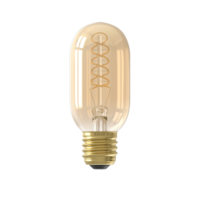 thumb-Buis T45 Goud Flex Filament 220-240V 5.5W 470lm 2100K E27 Dimbaar met LED dimmer-3