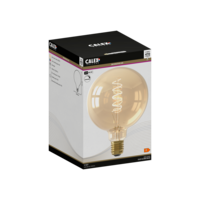 thumb-Globe G125 Goud Flex Filament 220-240V 5.5W 470lm 2100K E27 Dimbaar met LED dimmer-1