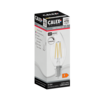 Kaars B35 Helder Straight filament 220-240V 4.5W 470lm 2700K E14 Dimbaar met LED dimmer