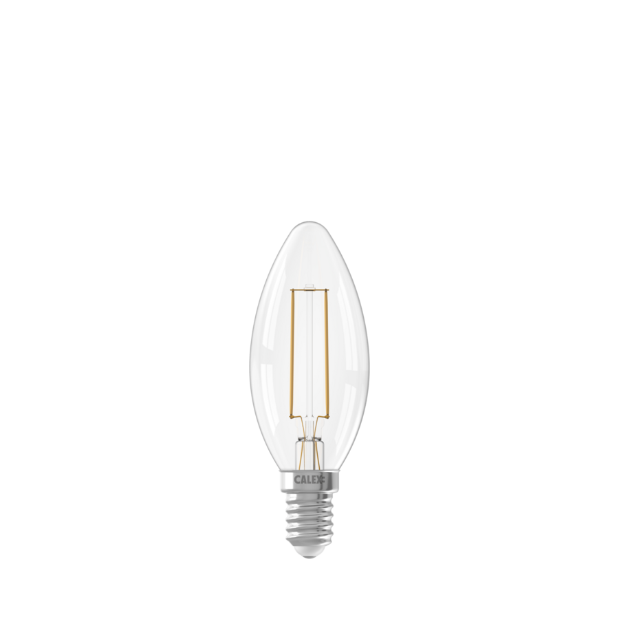 Kaars B35 Helder Straight filament 220-240V 3.5W 250lm 2700K E14 Dimbaar met LED dimmer-2