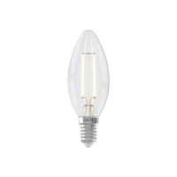 thumb-Kaars B35 Helder Straight filament 220-240V 3.5W 250lm 2700K E14 Dimbaar met LED dimmer-3