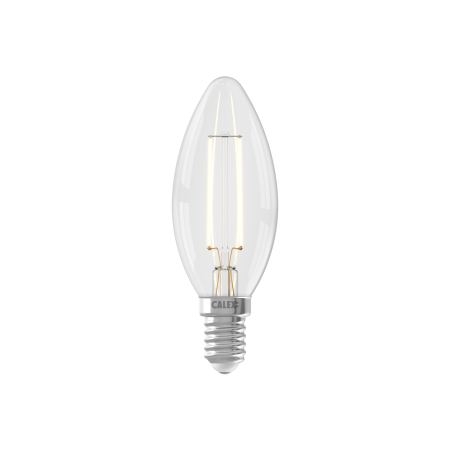 Kaars B35 Helder Straight filament 220-240V 3.5W 250lm 2700K E14 Dimbaar met LED dimmer-3