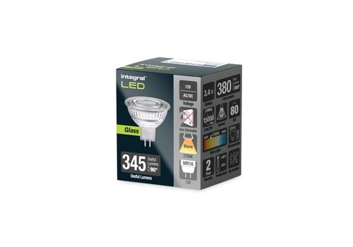  Integral MR16 3,4W 380LM 2700K Niet Dimbaar 