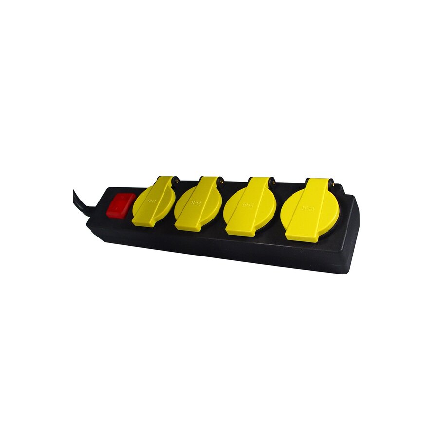 4V Stekkerdoos Waterdichte IP44 met Schakelaar incl. 1,4 mtr kabel/stekker-4