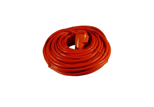 Calex Verlengkabel rood/oranje 15 meter - 3 x 1,5 mm² 