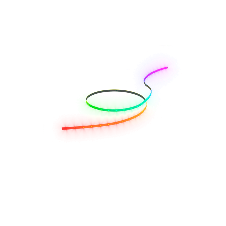 LED strip RGBIC 2mtr, inclusief afstandsbediening, batterij (excl. 3*AA )-2