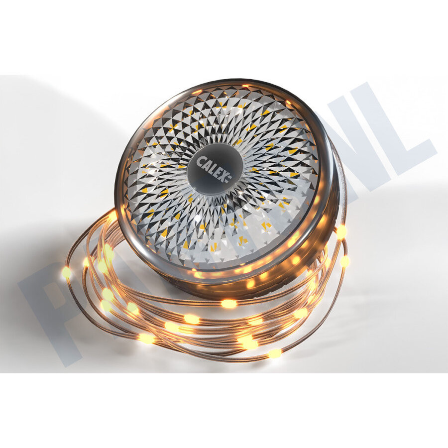 Outdoor Battery Rechargeable Stringlight SMD 3.7W 150LM RGB+2700K Grijs-2