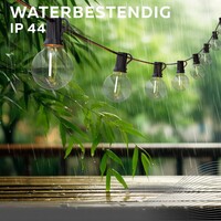thumb-Outdoor Party String 30M E12 0.2W 39LM 2700K 230V-12V1A Adapter en RF Remote Zwart-3