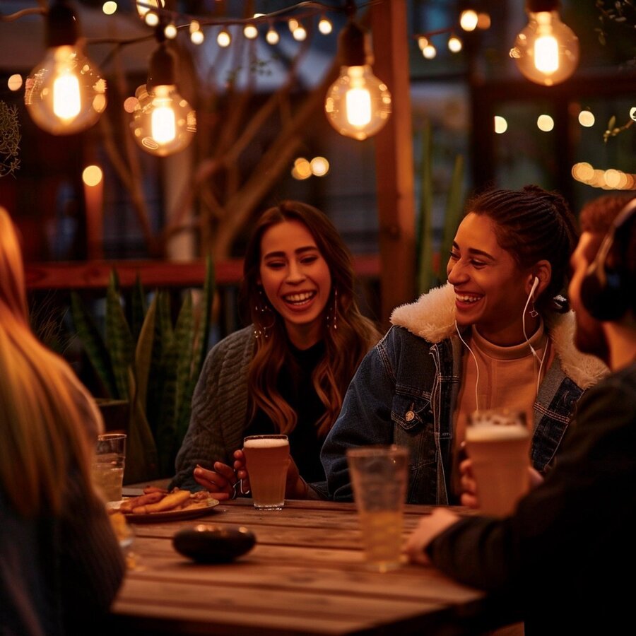 Outdoor Party String 30M E12 0.2W 39LM 2700K 230V-12V1A Adapter en RF Remote Zwart-6