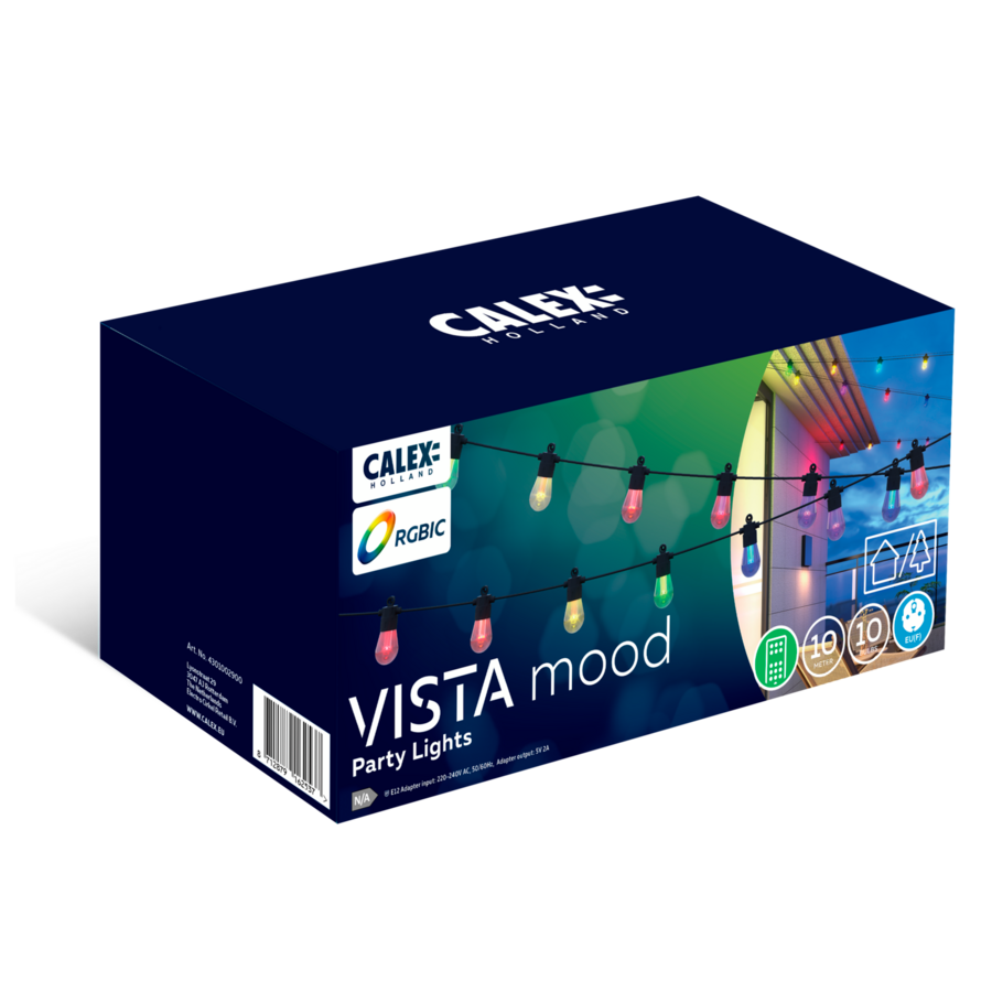 Party Lights 10 Bulbs 10m (incl. 5m kabel) RGBIC+CCT - Uitbreidbaar-1