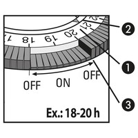 thumb-Tijdschakelklok Spatwaterdicht (IP44) vaste ruiter 30 minuten-4