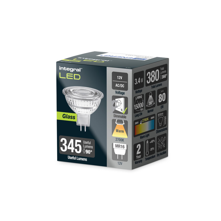MR16 3,4W 400LM 2700K Dimbaar-1