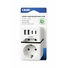Calex Stopcontactadapter met Multi USB