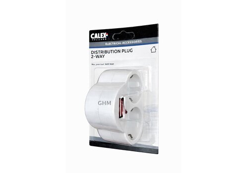  Calex Tweeweg-stekker RA met Schakelaar 