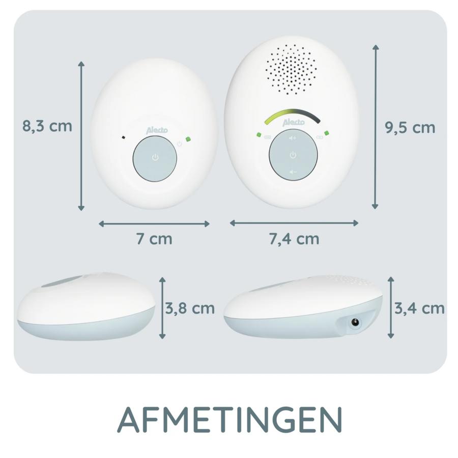 DBX110 Babyfoon Full Eco DECT wit/blauw-5