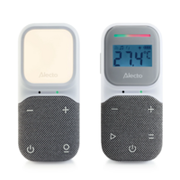 thumb-DBX140 Full Eco Audio babyfoon DECT met Display wit/grijs-3