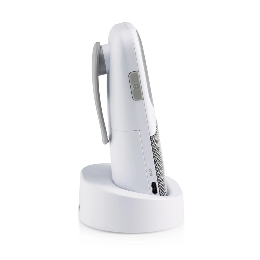 DBX140 Full Eco Audio babyfoon DECT met Display wit/grijs-6