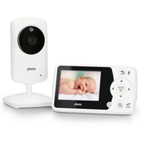 thumb-DVM64 Babyfoon Camera 2,4 inch kleurenscherm, terugspreekfunctie en temperatuurweergave Wit-2