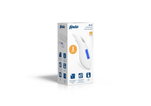  Alecto BC-27 Infrarood oorthermometer Wit 