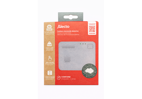  Alecto COA1910 Koolmonoxidemelder 10 jaar Sensor 