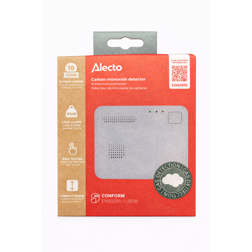 Alecto COA1910 Koolmonoxidemelder 10 jaar Sensor 