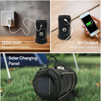 thumb-Solar & USB Oplaadbare Camping Lamp-3