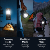 thumb-Solar & USB Oplaadbare Camping Lamp-4