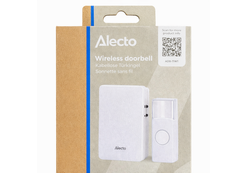  Alecto Draadloze Deurbel Wit 