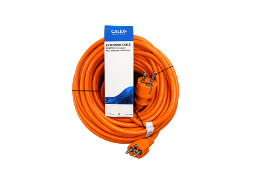  Calex Verlengkabel Tuin rood/oranje 15 meter - 3 x 1,5 mm² 
