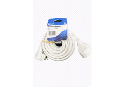  Calex Verlengkabel 5 Meter Wit 