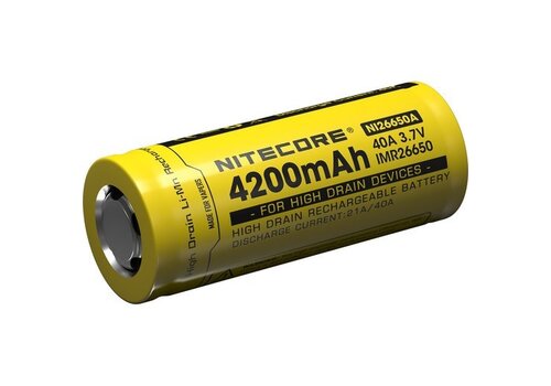  Nitecore IMR26650A Li-ion battery 4200mah  box 1 