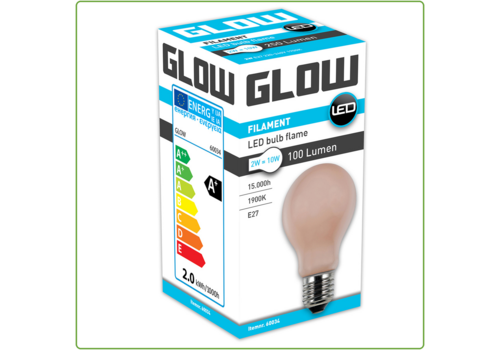  Glow Flame Normaal E27 2W(=10W) 1900K 100LM 