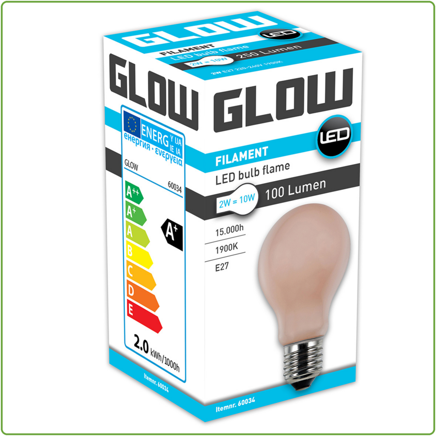 Flame Normaal E27 2W(=10W) 1900K 100LM-2