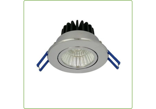  LED Inbouwspot Kantelbaar Chroom (incl.  vwb) 