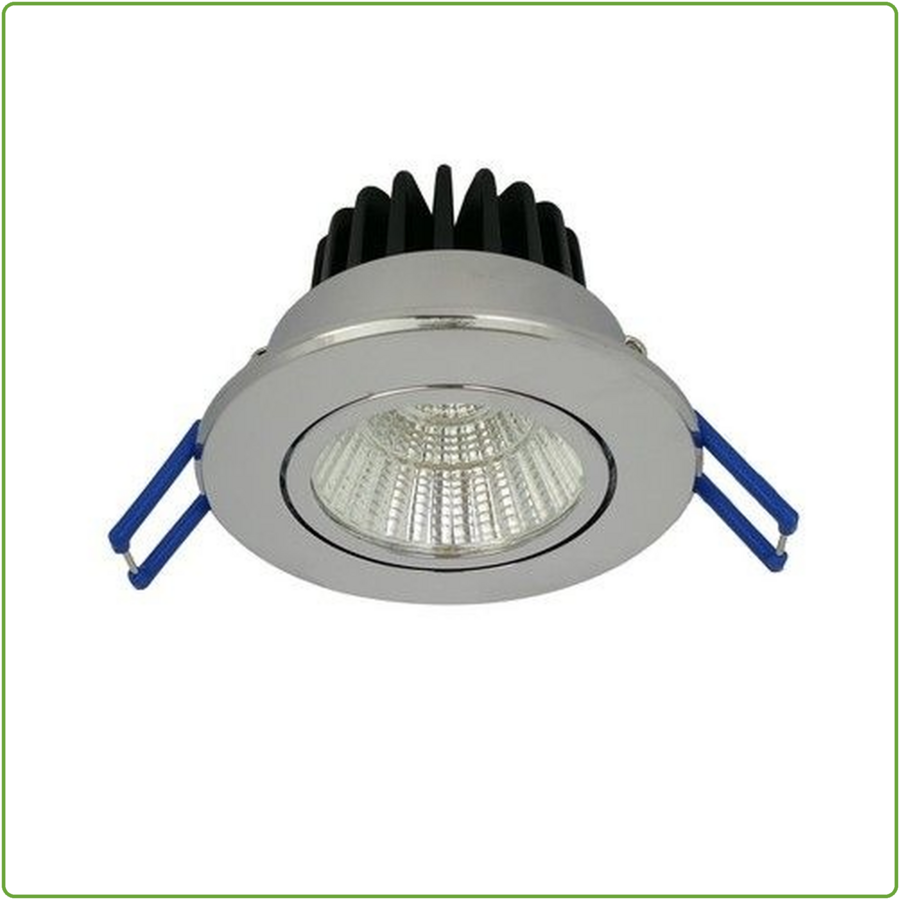 LED Inbouwspot Kantelbaar Chroom (incl.  vwb)-1