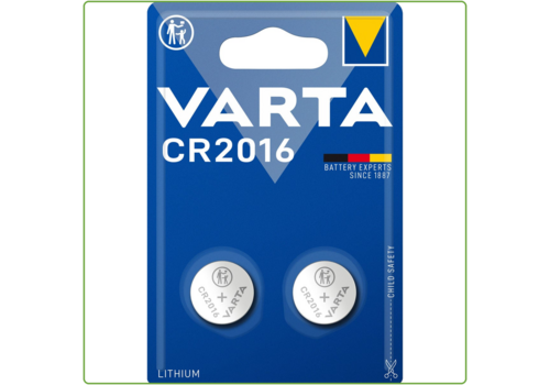  Varta 6016 CR2016 Lithium blister 2 