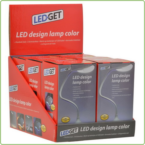  LEDGET LED Design tafellamp + voet verlichting 