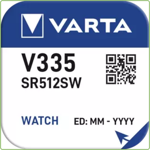  Varta 335 (512SW) Silver Oxide mini blister 1 