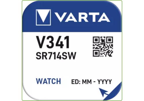  Varta 341 (714SW) Silver Oxide mini blister 1 