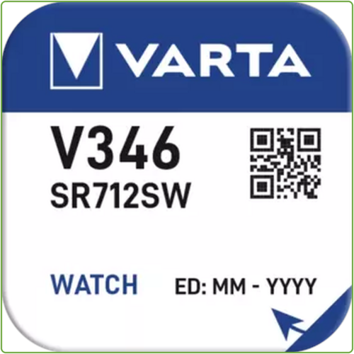  Varta 346 (712SW) Silver Oxide mini blister 1 