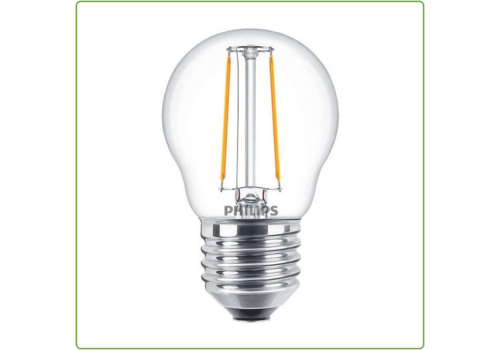 Philips  CorePro LEDLuster 2-25W P45 E27 827 CLG Niet Dimbaar 