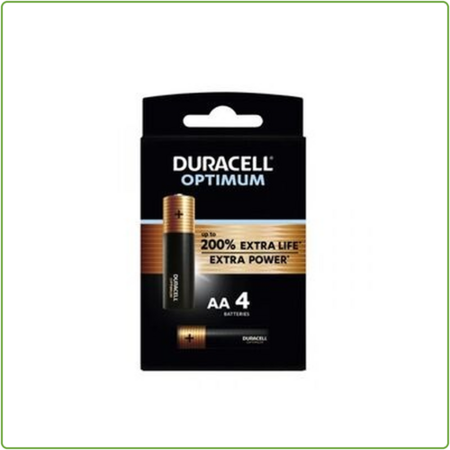  Duracell Optimum Alkaline AA 4 pack (LR6) 