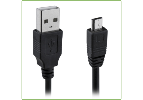  A-DAPT Data en Laadkabel USB-A > Micro USB 1m zwart 