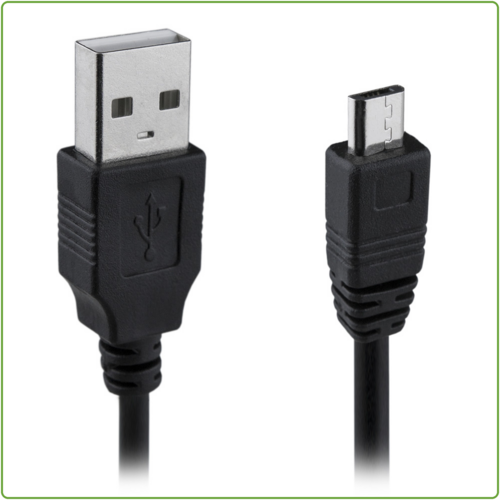  A-DAPT Data en Laadkabel USB-A > Micro USB 1m zwart 