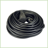 Verlengsnoer 25 meter neopreen 3x1,5mm H07RN-F zwart