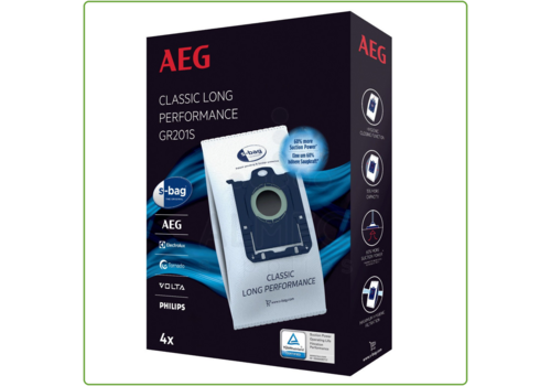  AEG / Electrolux Origineel S-BAG 2.0 GR201S (4 stuks) 