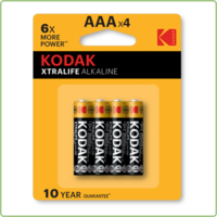 AAA XTRALIFE Alkaline blister 4