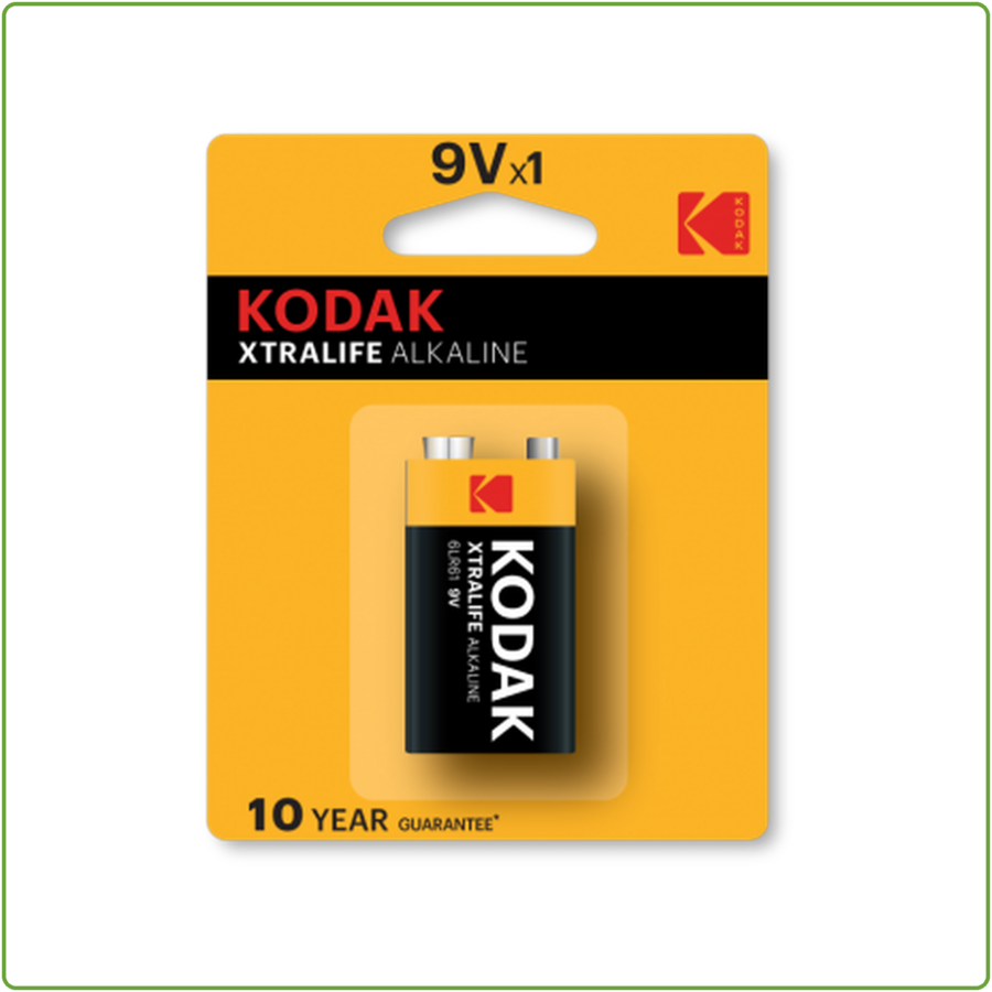 9V XTRALIFE Alkaline blister 1-1